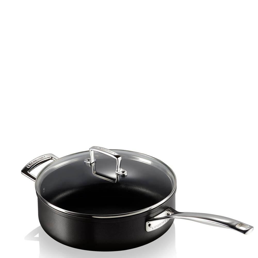 Le Creuset Toughened Non-Stick Saute Pan with Glass Lid 26cm